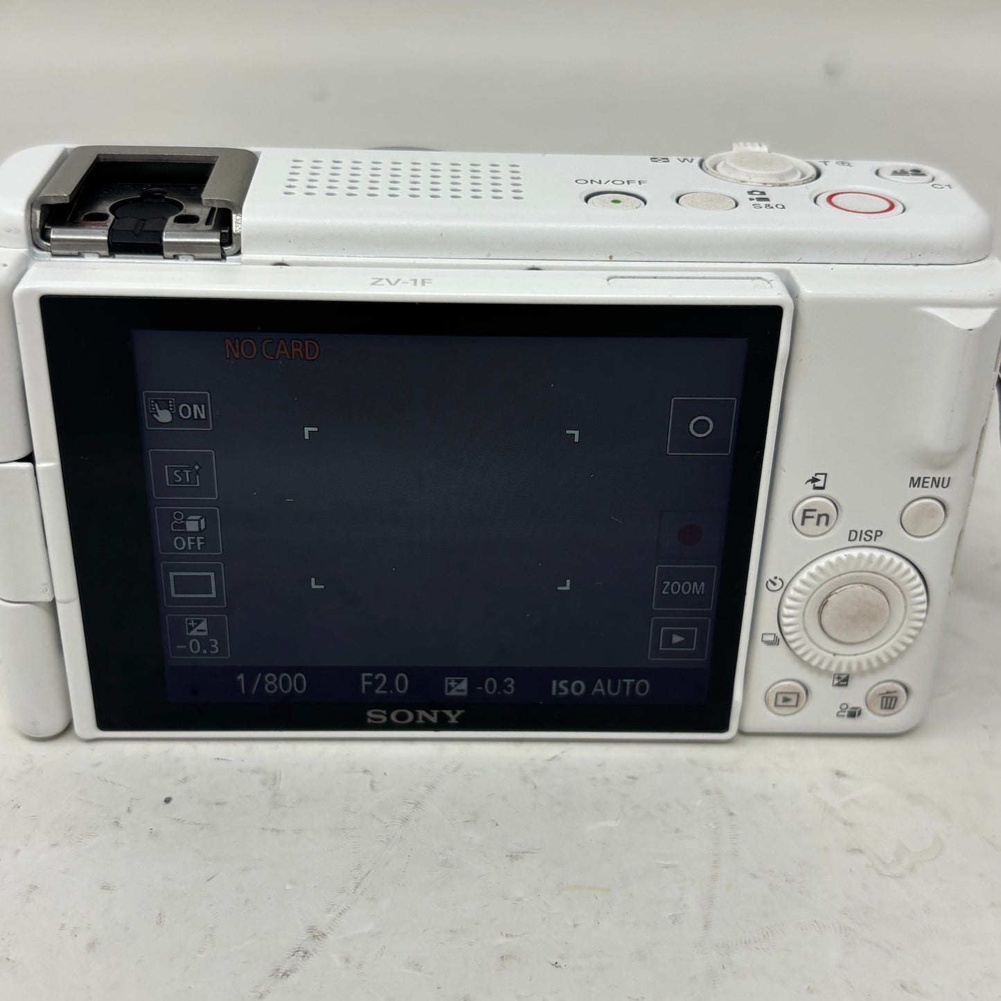 Sony ZV-1F 20.1MP Digital Point-And-Shoot Camera White