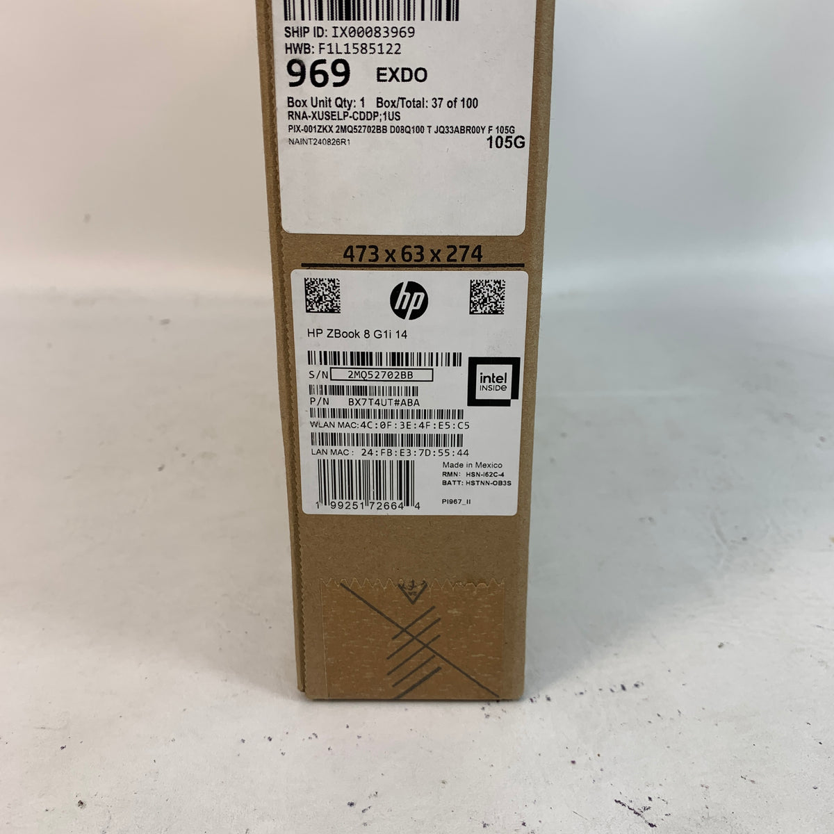 New HP ZBook 8 G1I 14 14" Core Ultra 7 255H 1.5GHz 16GB RAM 512GB SSD