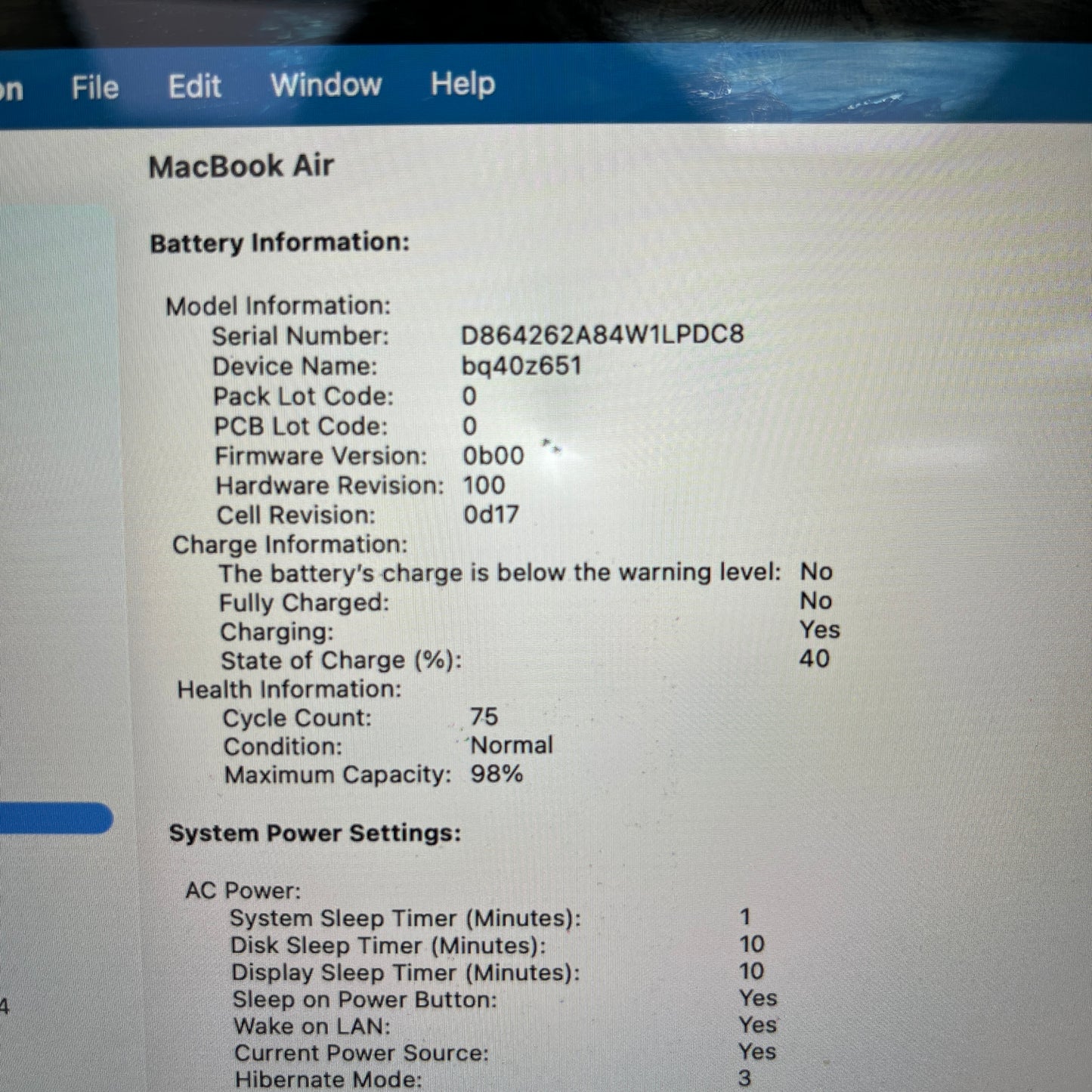 2024 Apple MacBook Air 15" M3 10C GPU 4.0GHz 8GB RAM 256GB SSD MRYU3LL/A