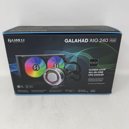 New Lian Li GA-240B CPU Liquid Cooler (AIO) GA-240B BLACK
