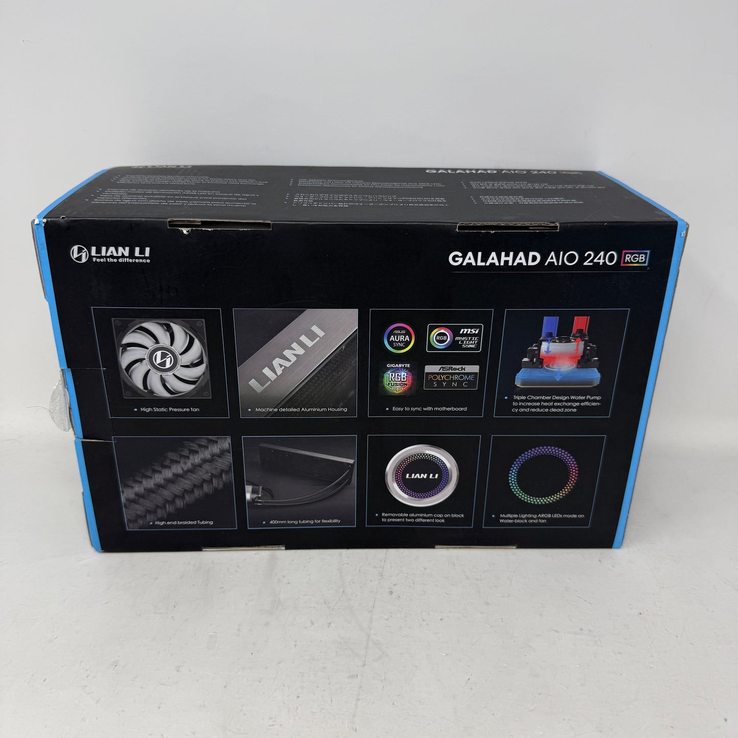 New Lian Li GA-240B CPU Liquid Cooler (AIO) GA-240B BLACK