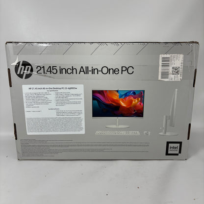 New HP 22-DG0003W AIO 21.45" Intel Pentium J5040  2.00GHz 8GB RAM 128GB SSD