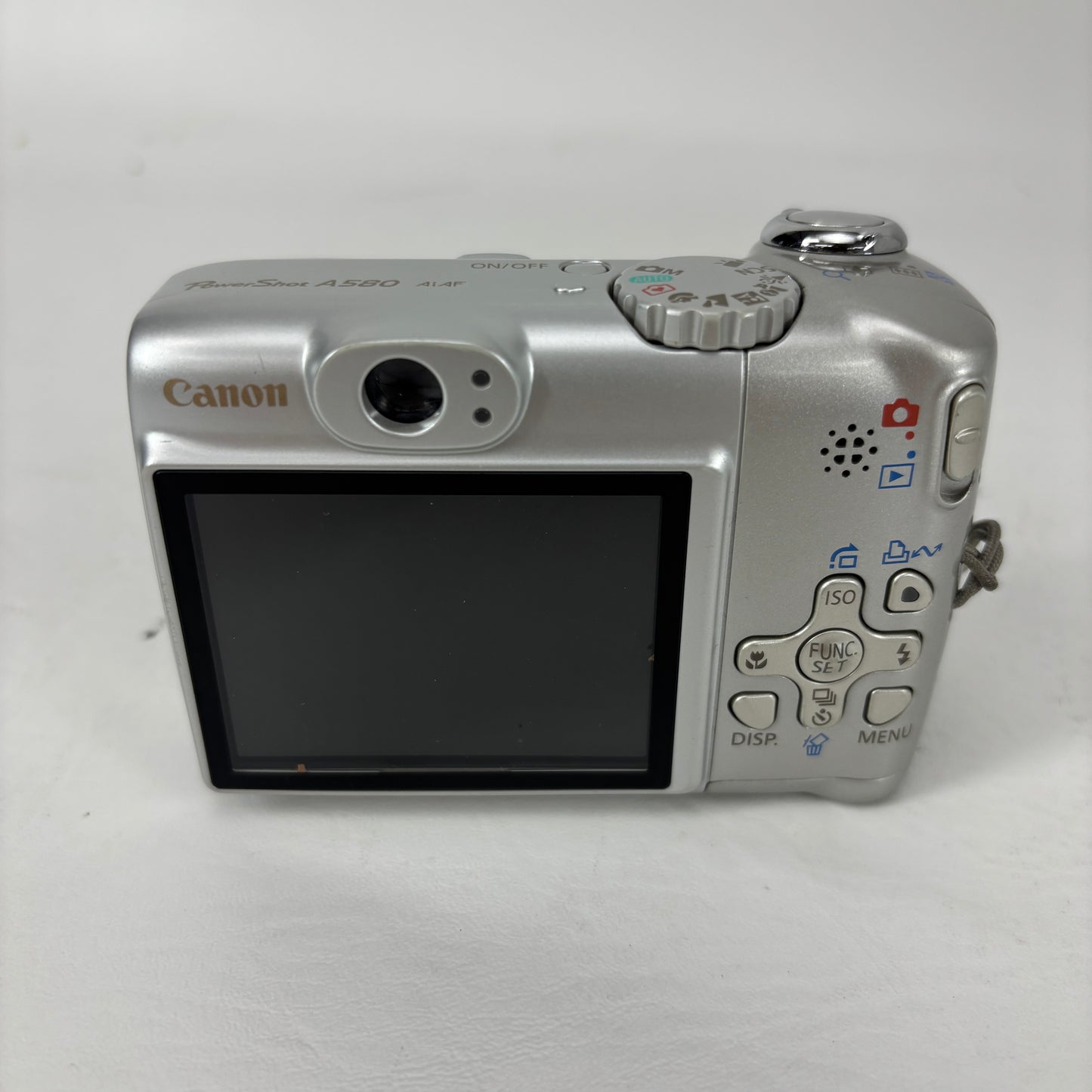 Canon PoweShot A580 AiAF 8.0MP Compact Digital Camera Silver