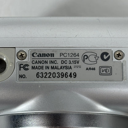 Canon PoweShot A580 AiAF 8.0MP Compact Digital Camera Silver
