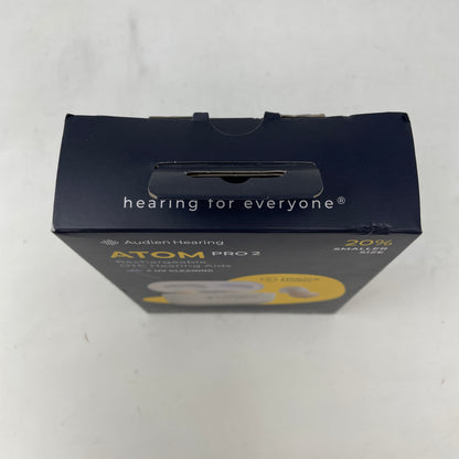 New Audien  Atom Pro 2 Wireless Rechargeable OTC Hearing Aid