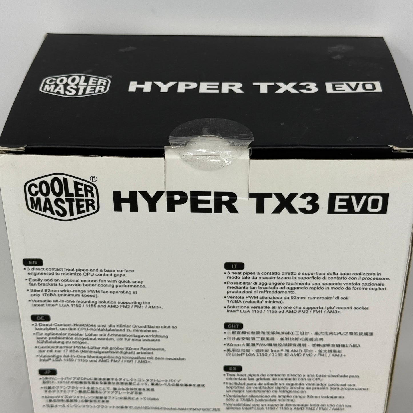 Cooler Master Hyper TX3 EVO CPU Air Cooler RR-TX3E-22PK-R1