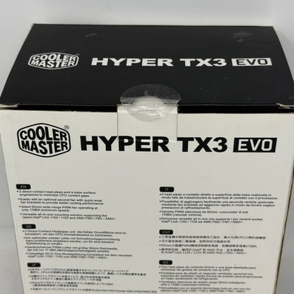 Cooler Master Hyper TX3 EVO CPU Air Cooler RR-TX3E-22PK-R1