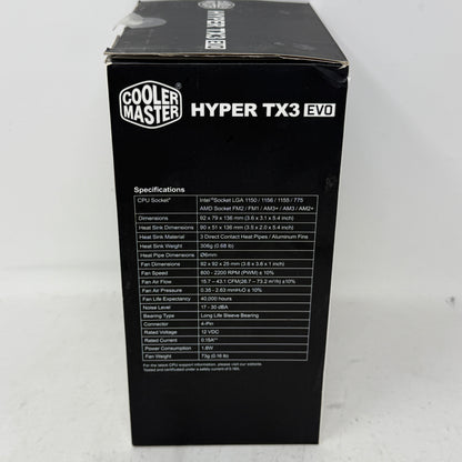 Cooler Master Hyper TX3 EVO CPU Air Cooler RR-TX3E-22PK-R1
