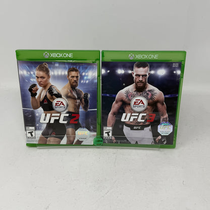 Lot of 2 Microsoft Xbox One Games UFC 3 & UFC 2
