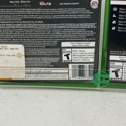 Lot of 2 Microsoft Xbox One Games UFC 3 & UFC 2