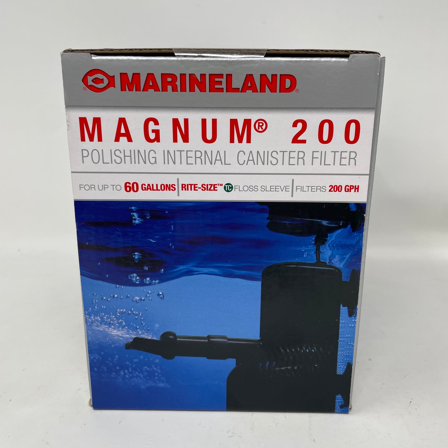 New Marineland  Magnum 200 Polishing Interal Canister Filter P5142034