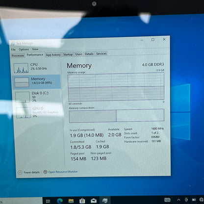 HP x2 210 G2 X2 210 G2 PC x5-Z8350 1.44Ghz 4GB RAM 64GB eMMC