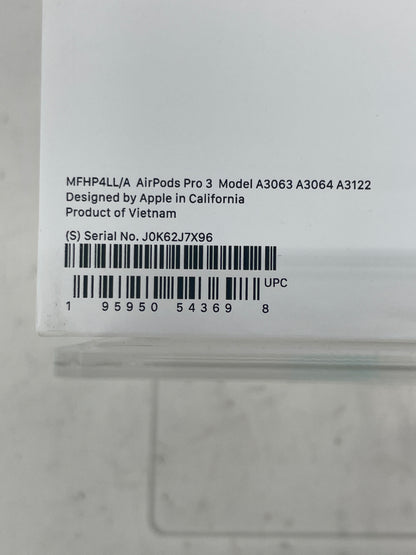 New Apple AirPods Pro 3rd Gen with MagSafe Charging Case A3064 A3063 A3122 
