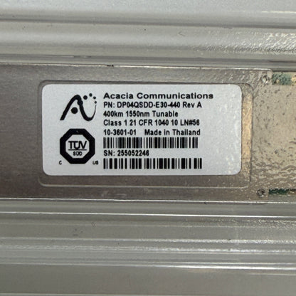 New Acacia Communications 400G OpenZR+ Coherent Optical Transceiver DP04QSDD-E330-440