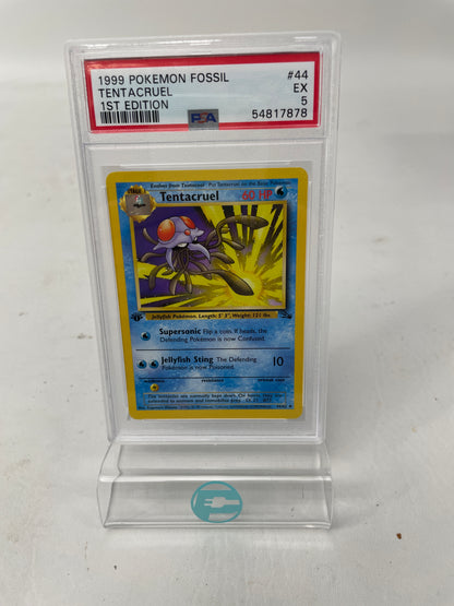 Pokémon TCG Fossil Tentacruel 44/62 Non-Holo ENG PSA 5 EX
