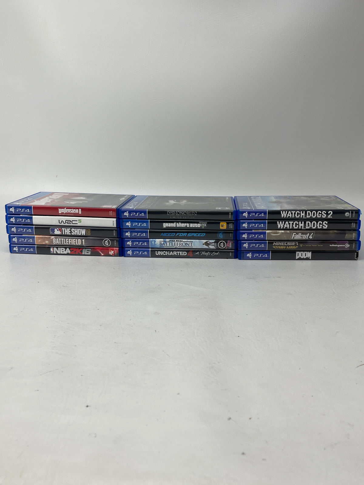 Lot of 15 Sony PlayStation 4 PS4 Games Bundle GTA V Minecraft Fallout Doom GTA5