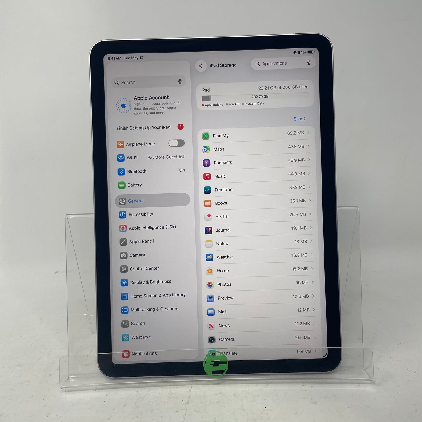 WiFi Only Apple iPad Air 11" M3 256GB Purple MCA64LL/A