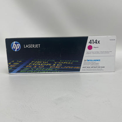 New HP LaserJet 414X Magenta Toner Cartridge W2023X