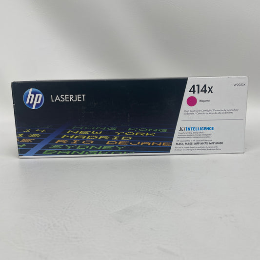New HP LaserJet 414X Magenta Toner Cartridge W2023X