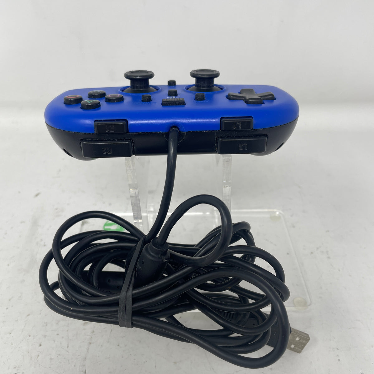 Blue Hori Wired Gamepad Controller for Sony Playstation 4 PS4-100U