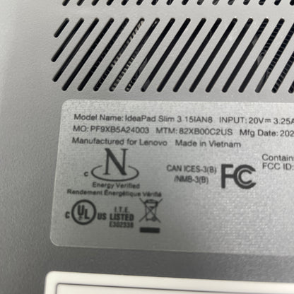 Lenovo IdeaPad Slim 3 15IAN8 15.6" i3-N305 1.8GHz 8GB RAM 128GB SSD