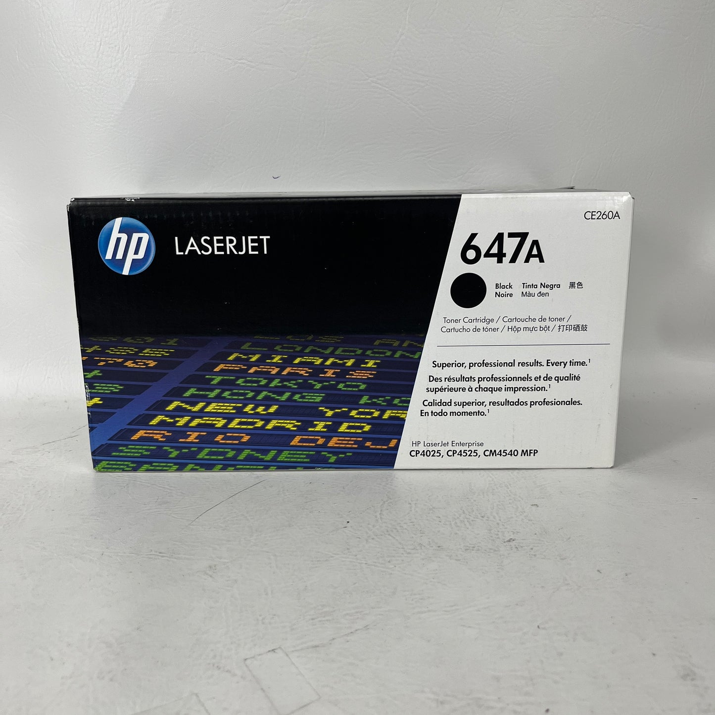 New HP 647A Black Original LaserJet Toner Cartridge CE260A