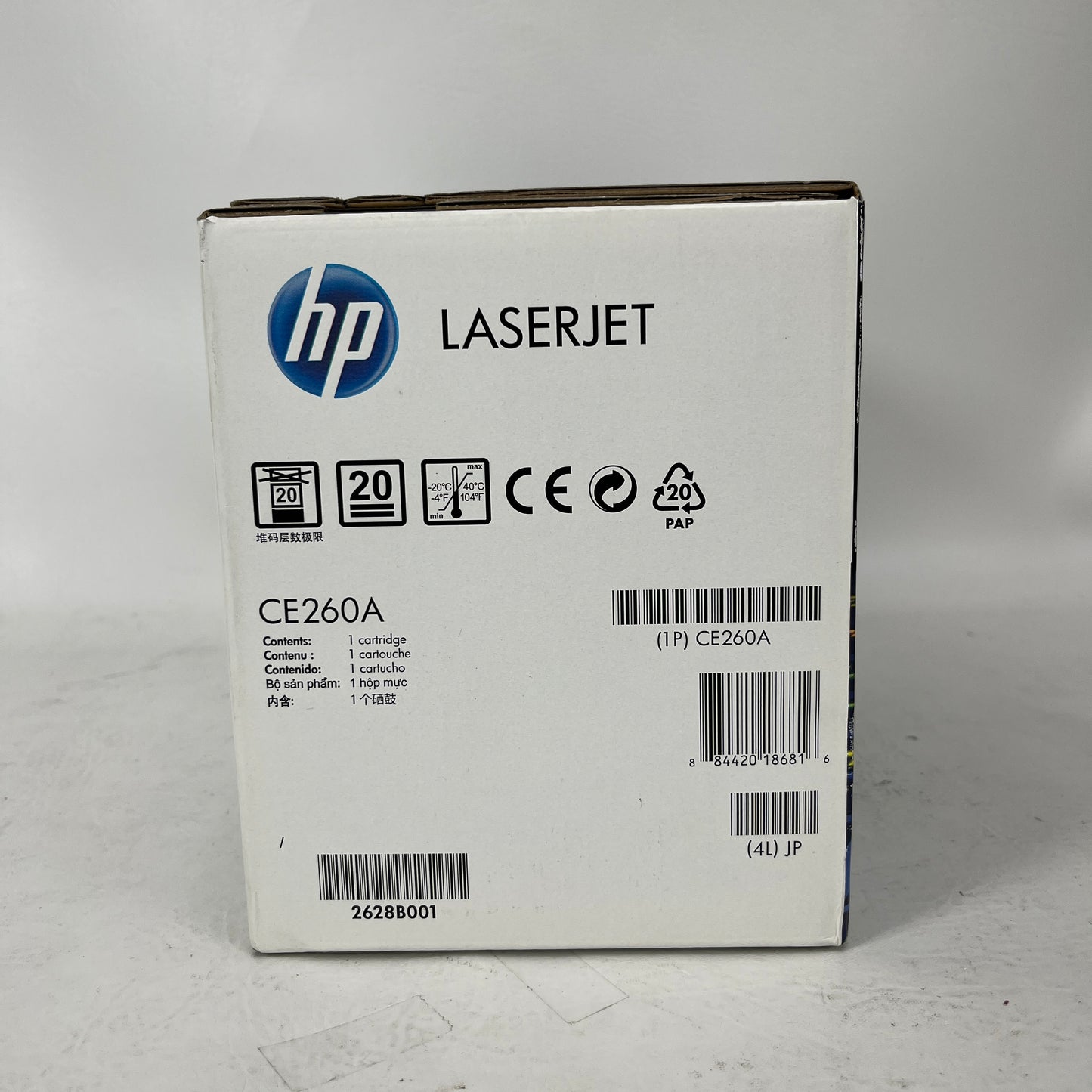 New HP 647A Black Original LaserJet Toner Cartridge CE260A