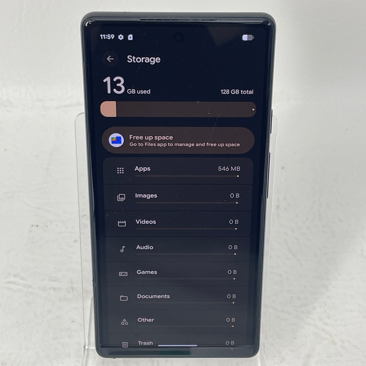 Google Pixel 6a 128GB Charcoal Verizon Smartphone 6.1" Display 5G
