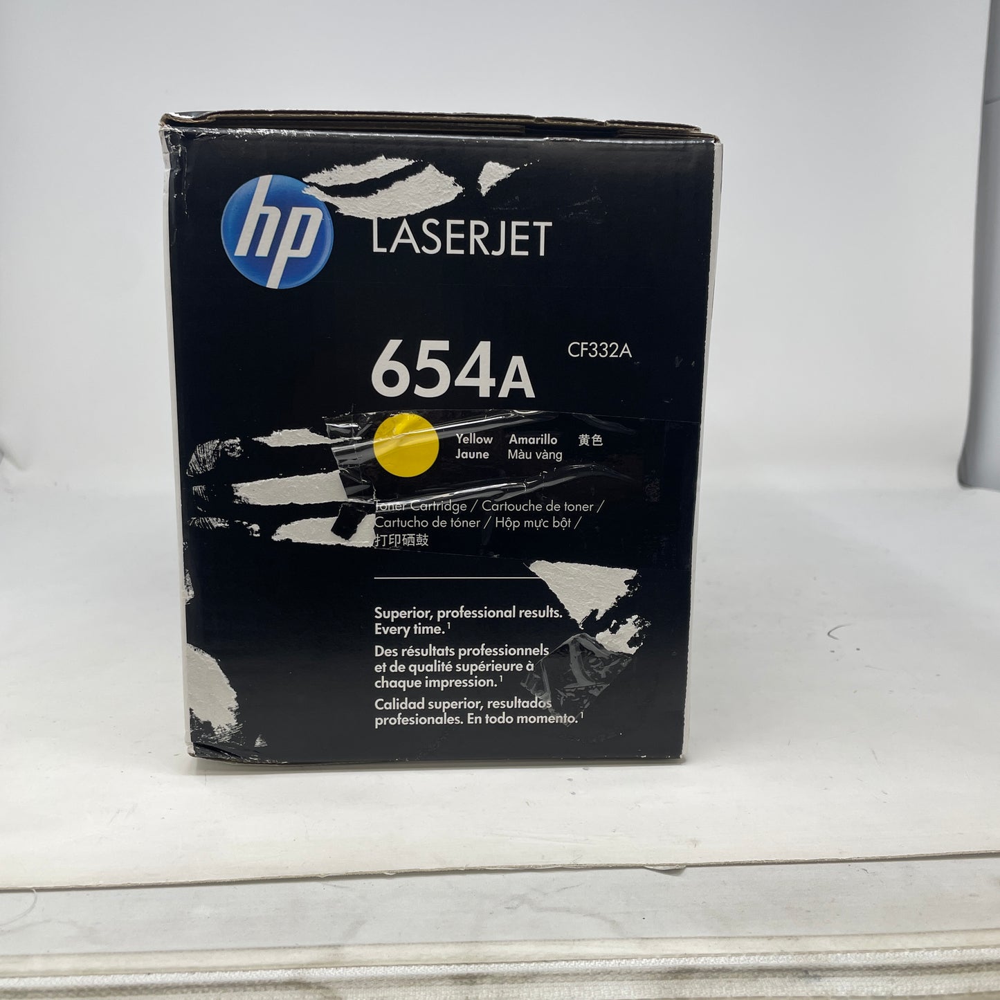 New HP LaserJet 654A Yellow Toner Cartridge CF332A