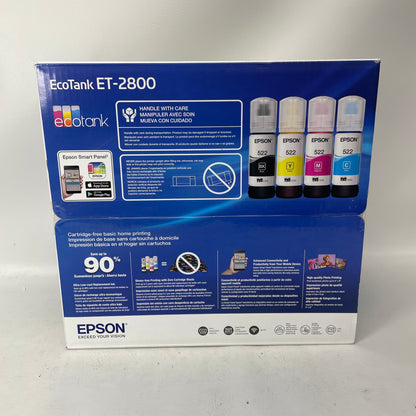 Epson EcoTank ET-2800 All-in-One Inkjet Printer Black Wireless Wi-Fi USB