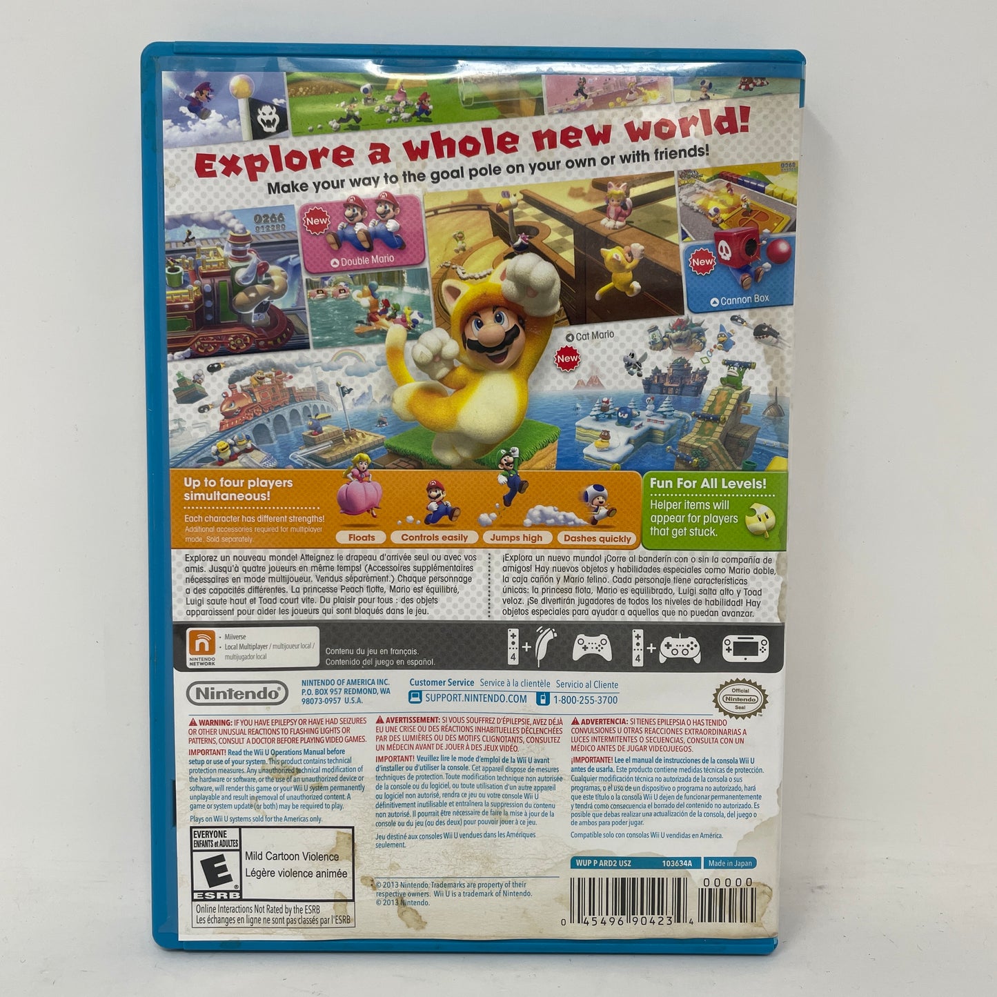 Super Mario 3D World [Nintendo Selects] (Nintendo Wii U, 2016)