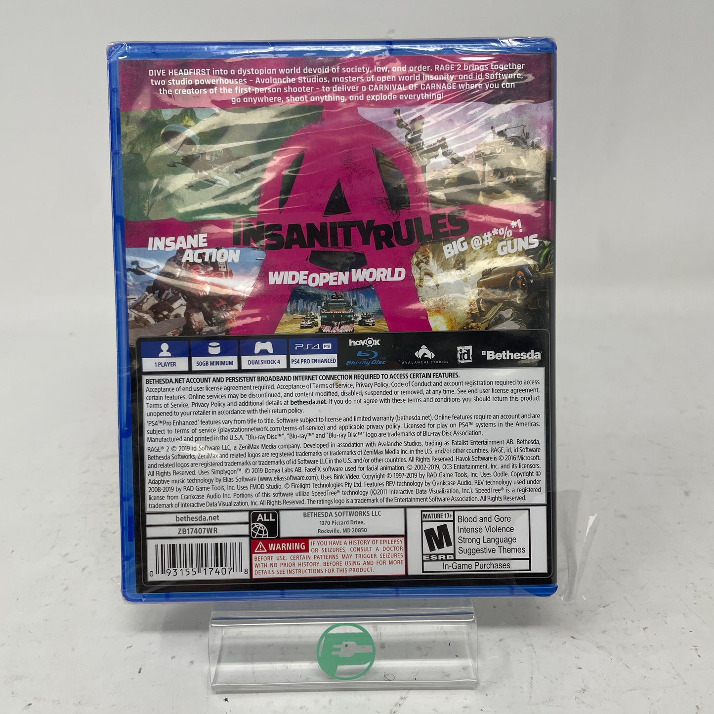 Rage 2 (Sony PlayStation 4 PS4, 2019)