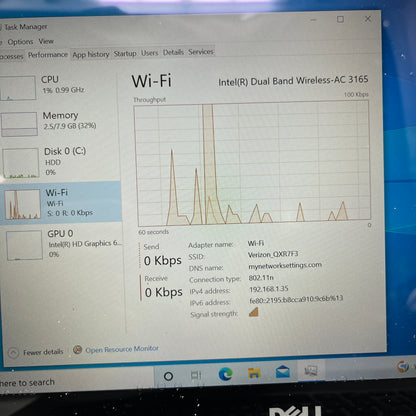 Dell Inspiron 98M8E83 15.6" i7-7500U 2.7GHz 8GB RAM 1TB HDD
