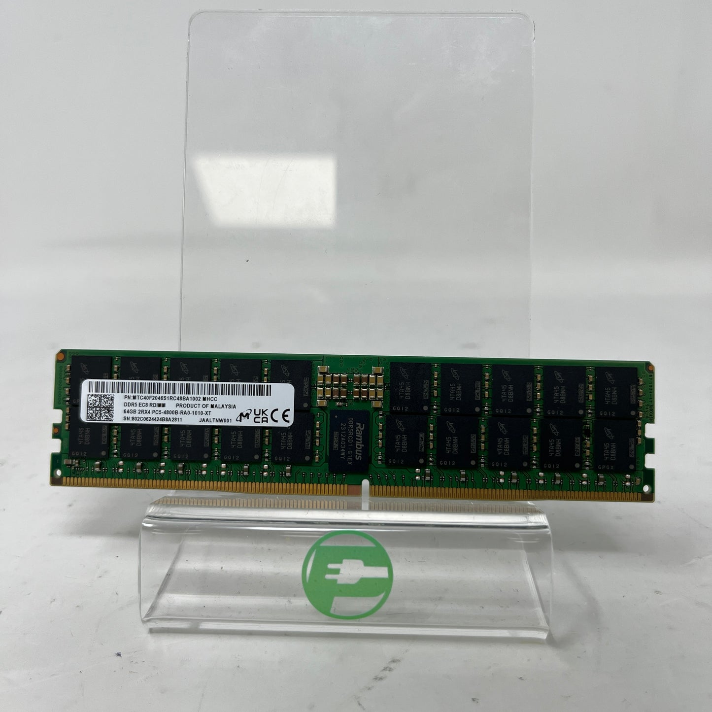 Micron  PC5-4800B-RA0 64GB (1x64GB) RAM DDR5 4800MHz MTC40F2046S1RC48BA1002