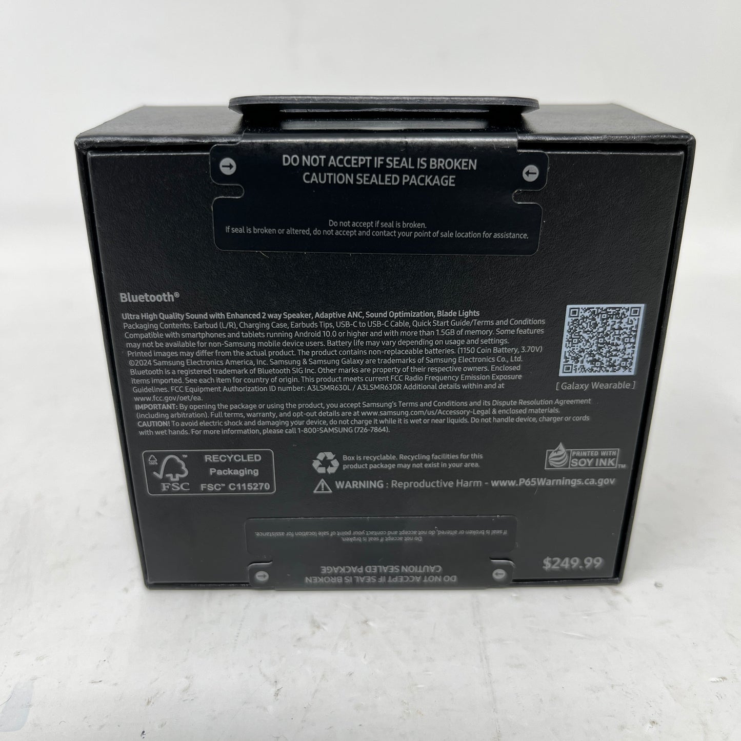New Samsung Galaxy Buds3 Pro SM-R630N True Wireless Earbuds White