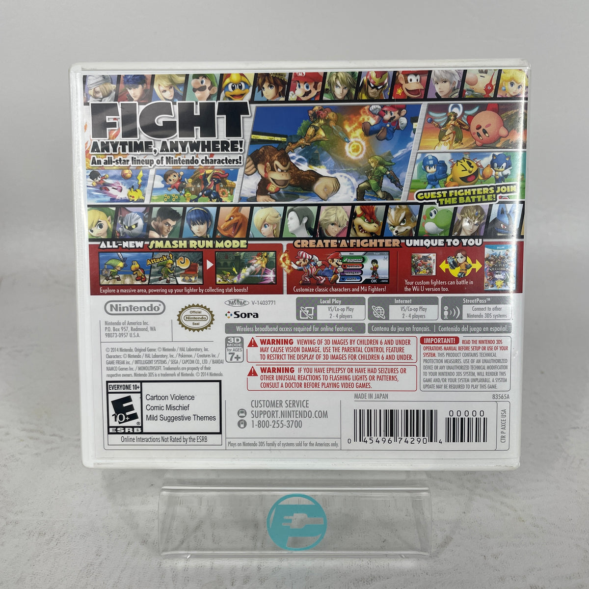 Super Smash Bros for Nintendo 3DS (Nintendo 3DS, 2014)