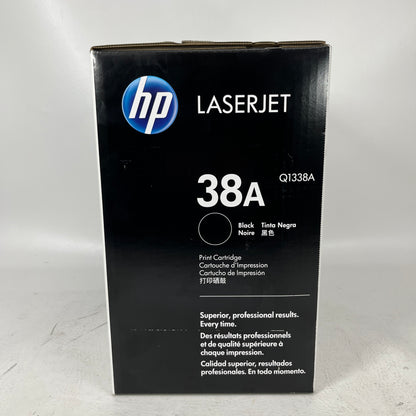 New HP 38A Black Original LaserJet Toner Cartridge Q1338A