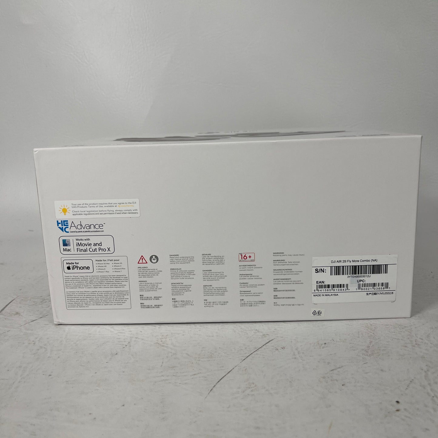 DJI Air 2S Fly More Combo Drone Quadcopter  CP.MA.00000346.01