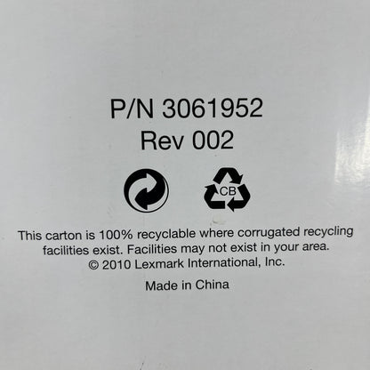 New Lexmark C950X73G CT350879 Black Photoconductor Kit
