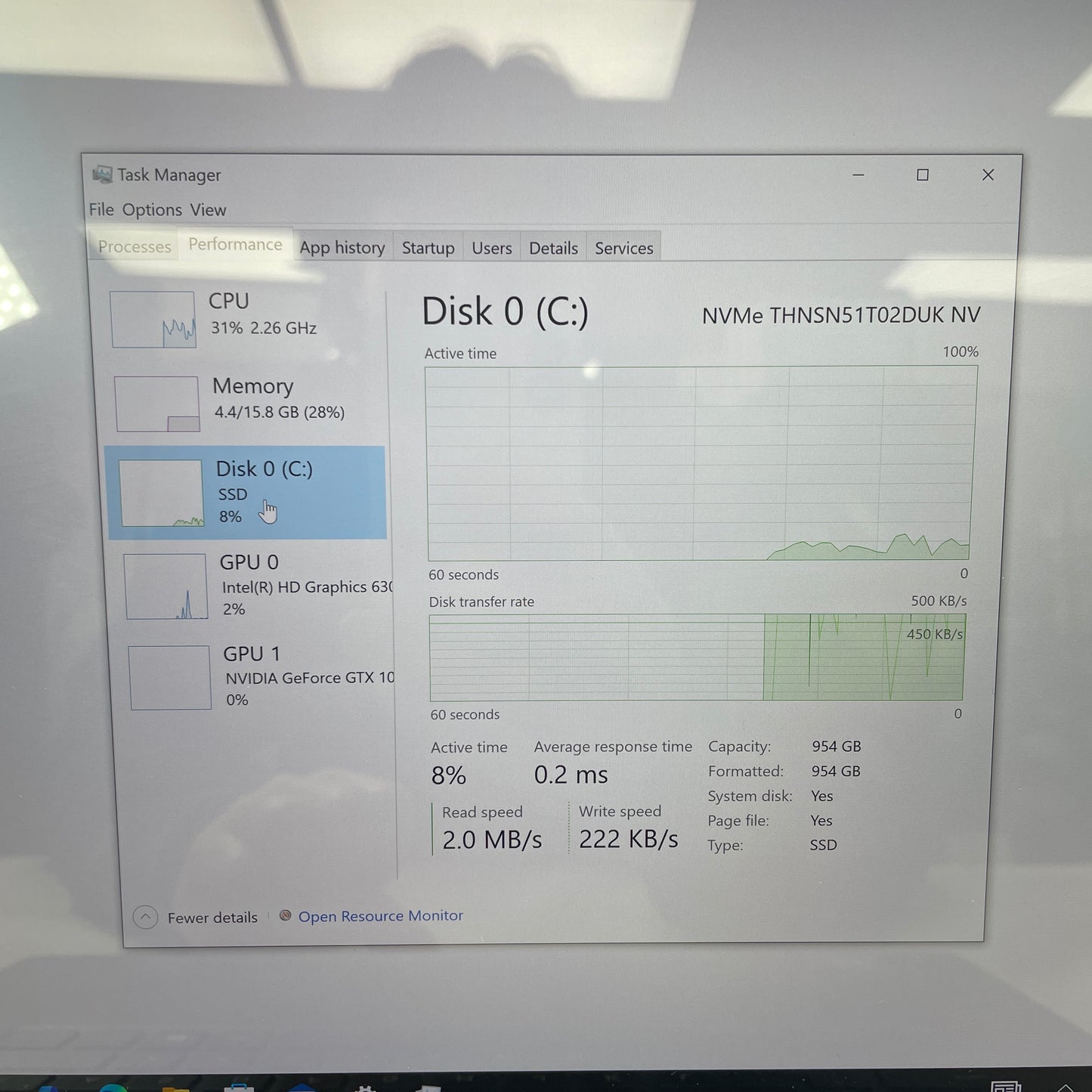 Dell XPS 9560 15.6" i7-7700HQ 2.8GHz 16GB RAM 1TB SSD GeForce GTX 1050