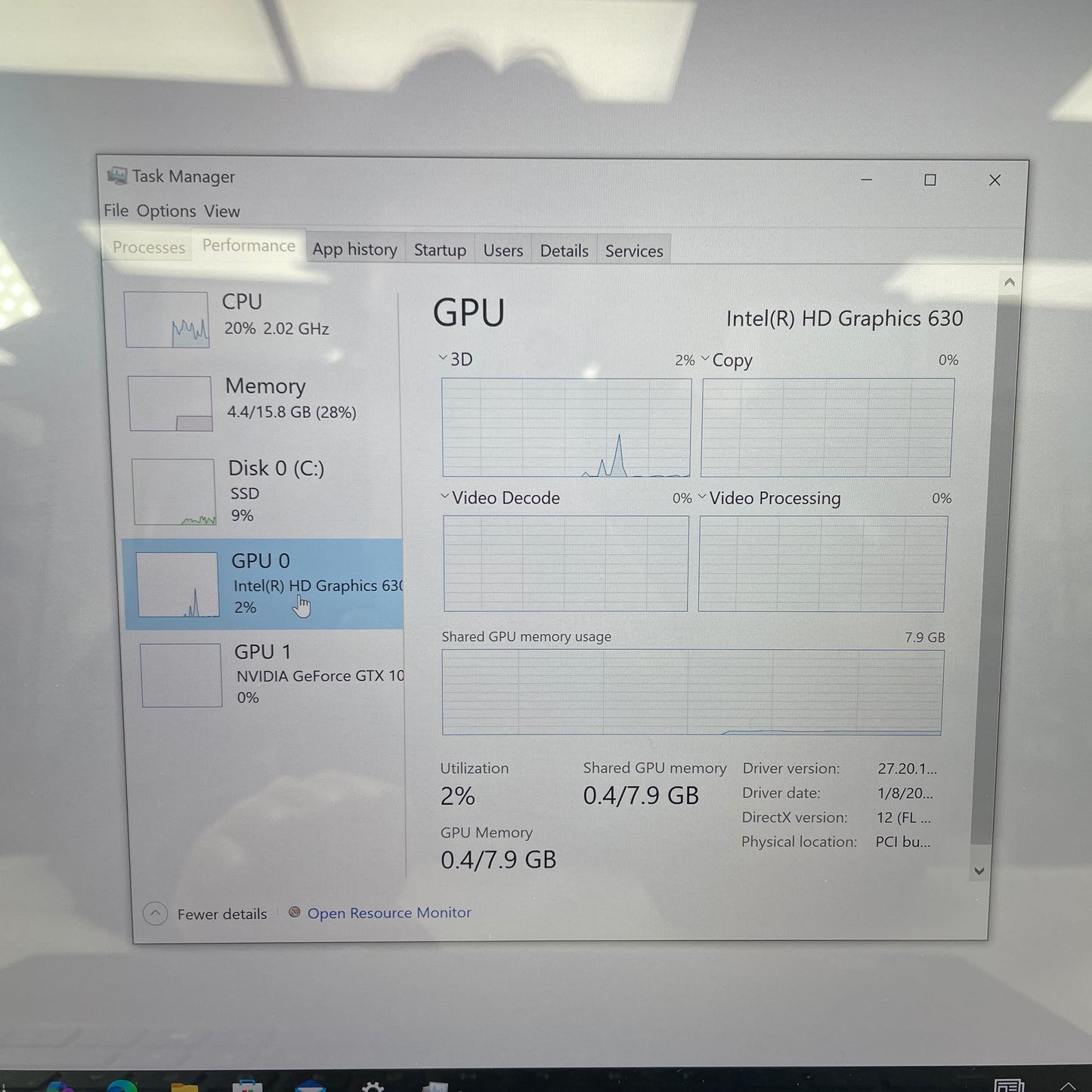 Dell XPS 9560 15.6" i7-7700HQ 2.8GHz 16GB RAM 1TB SSD GeForce GTX 1050