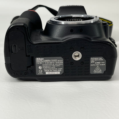 Nikon D3400 24.2MP Digital SLR DSLR Camera Body