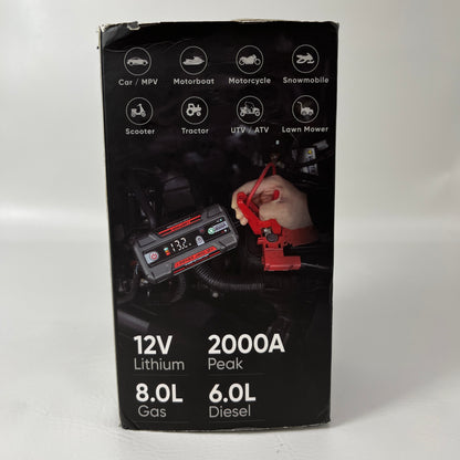 Lokithor J400O 2000A 12V Portable Lthium Jump Starter