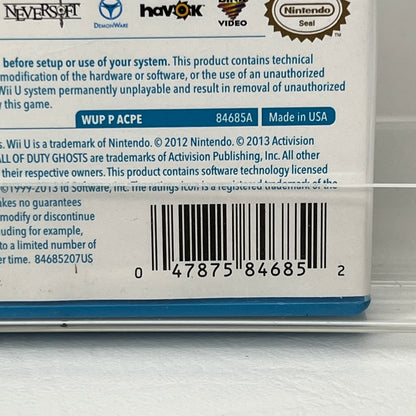 Call of Duty Ghosts (Nintendo Wii U, 2013)