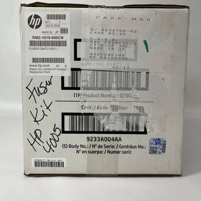 New Hp Genuine Fuser Kit 110V RM2-1019-000CN