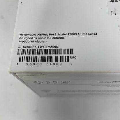 New Apple AirPods Pro 3rd Gen with MagSafe Charging Case  MFHP4LL/A