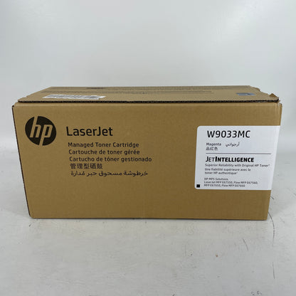 New HP LaserJet Managed W9033MC Magenta Toner Cartridge
