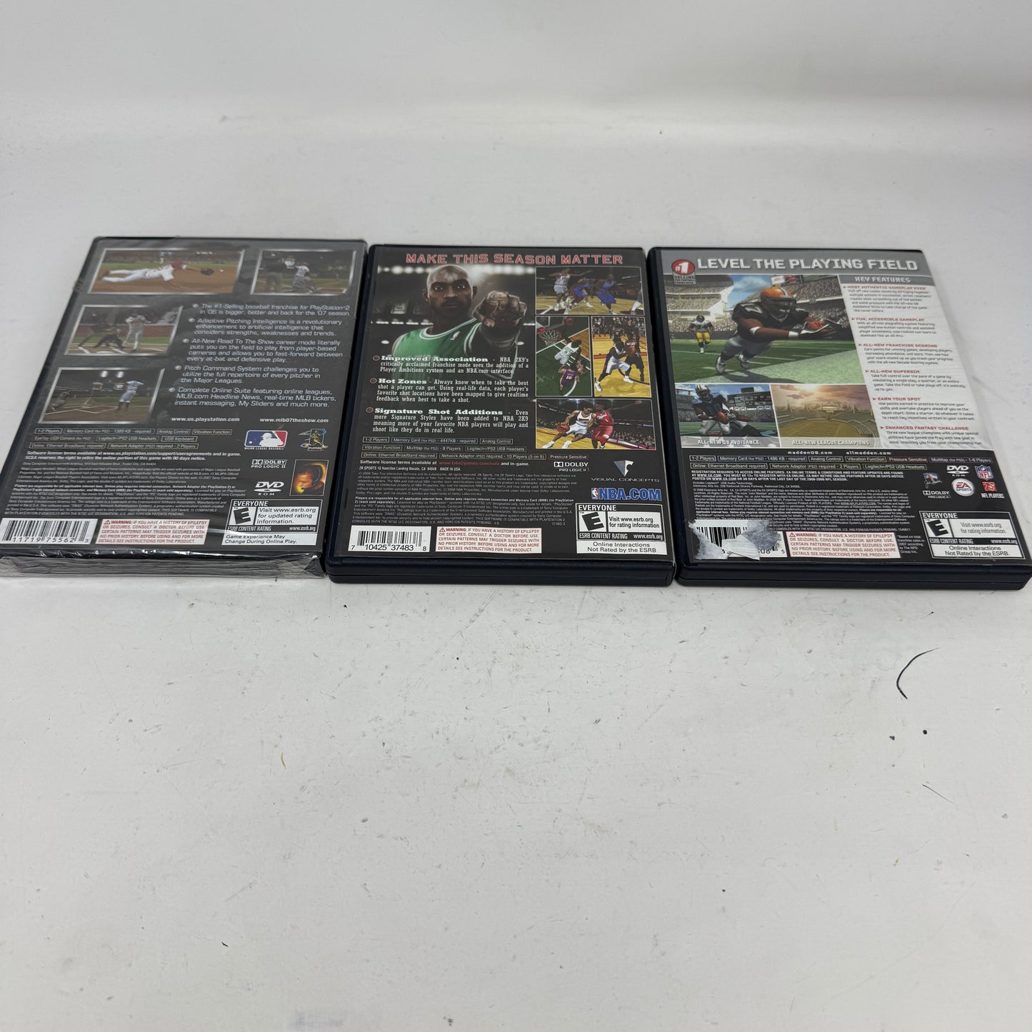 Lot of 3  PlayStation 2 (PS2) Sony Computer Entertainment Games