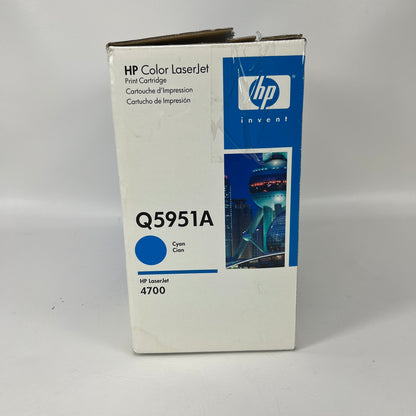 New HP Invent 643A Cyan Original LaserJet Toner Cartridge Q5951A