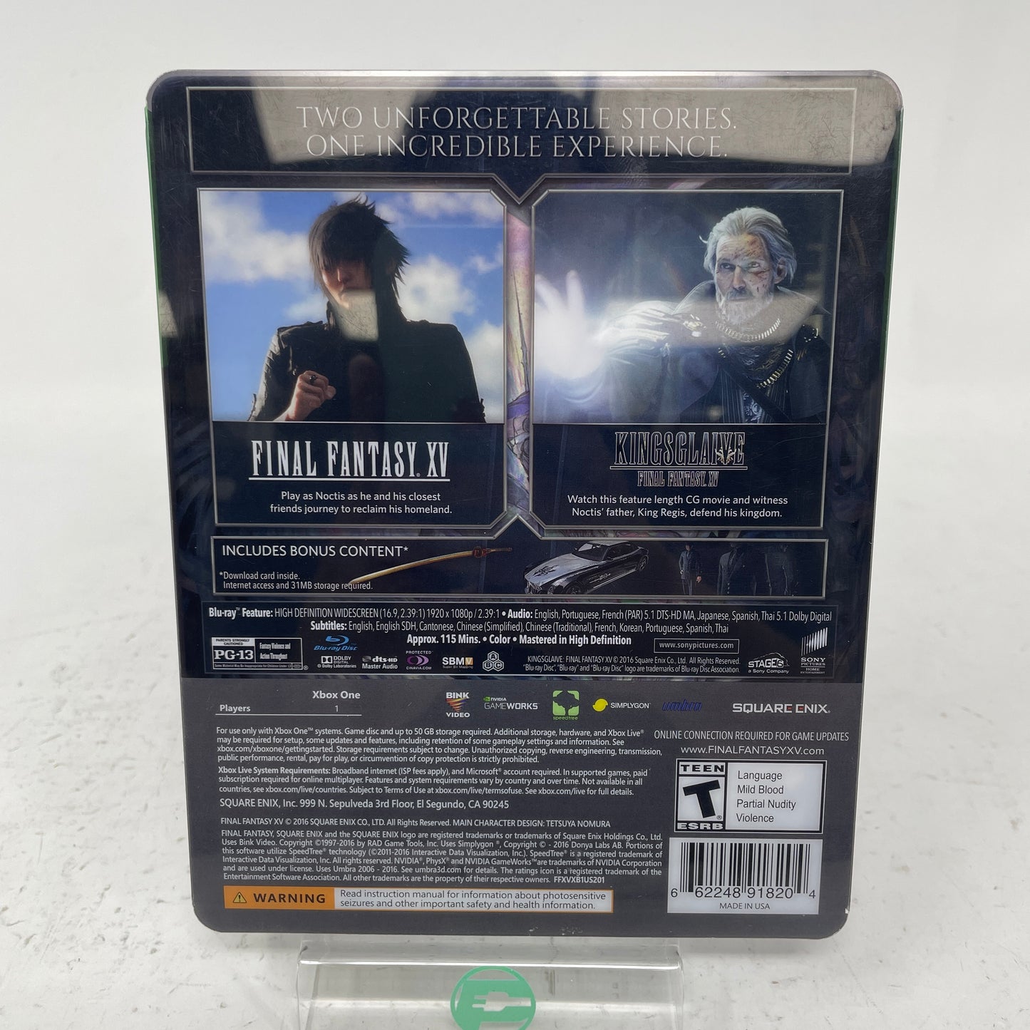 Final Fantasy XV [Deluxe Edition] (Microsoft Xbox One, 2016)